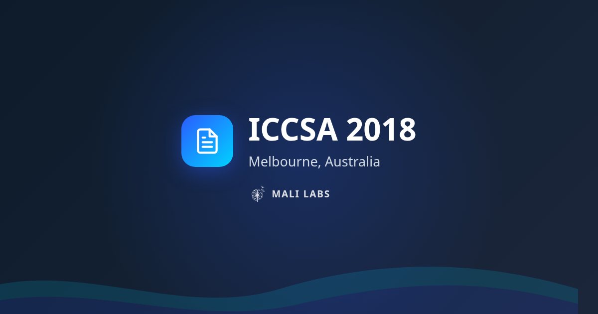Complexity in 4GL systems at ICCSA 2018