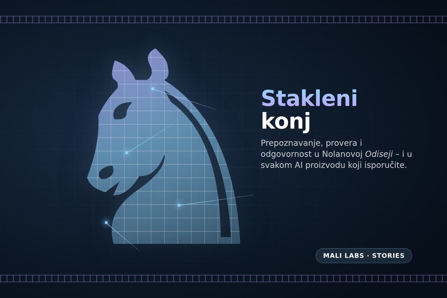 Stakleni konj: šta Nolanova Odiseja govori timovima koji grade sa veštačkom inteligencijom